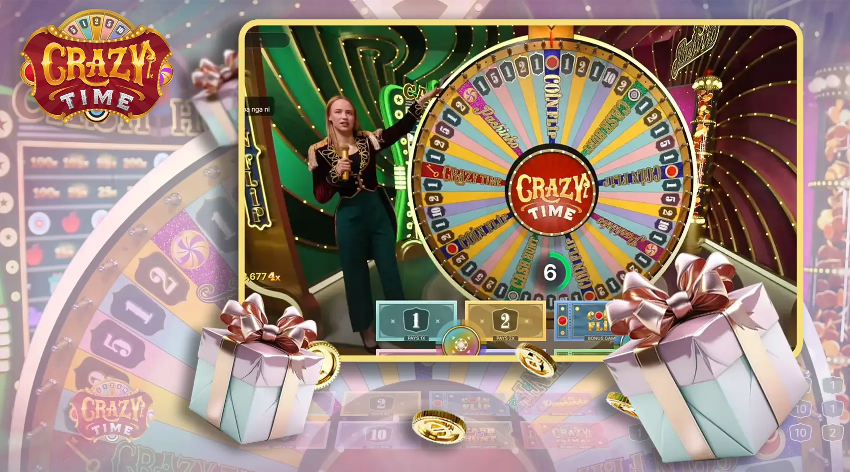 Regístrate y obtén tu Crazy Time sign up bonus ahora mismo